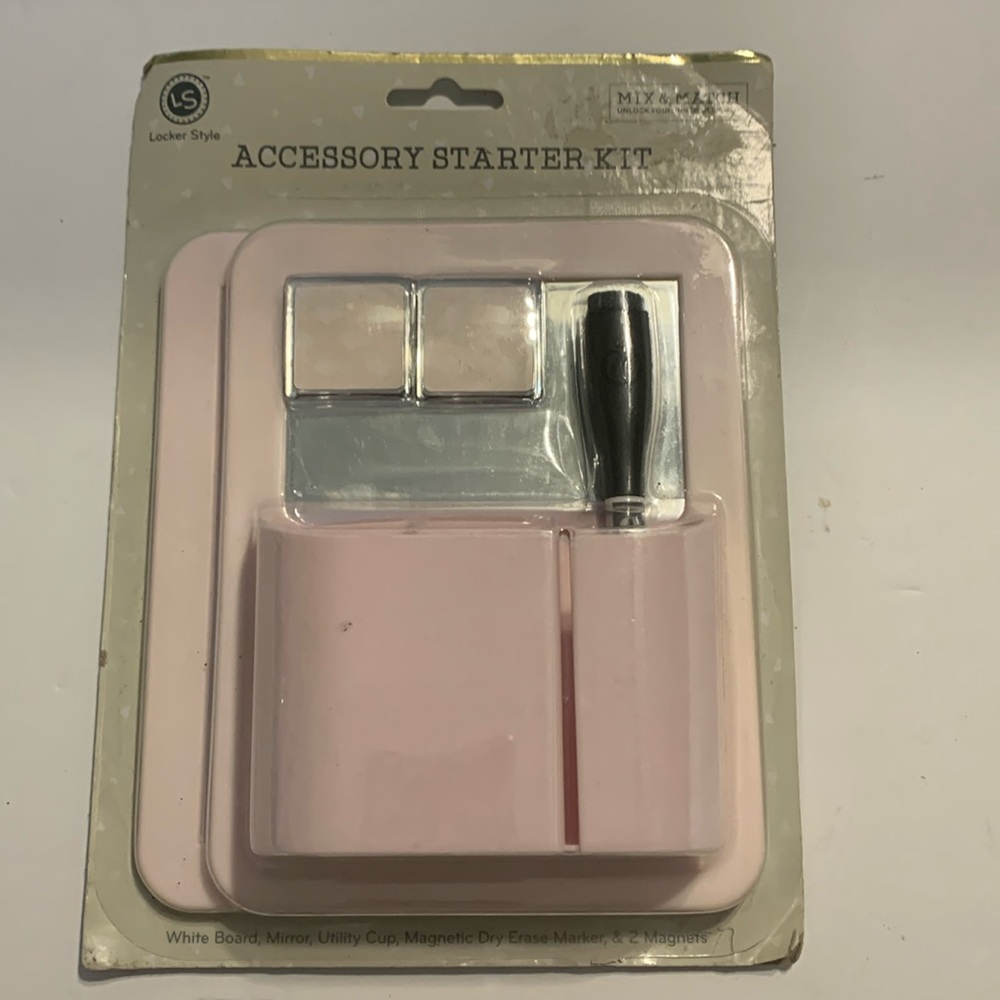 Locker Style Accessory Starter Kit Mix & Match Pink  New